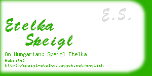 etelka speigl business card